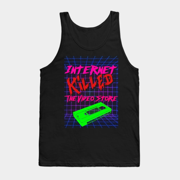 VHS Never Forget Tank Top by OTCIndustries